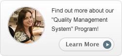 Find out more about our Quality Management System Program!