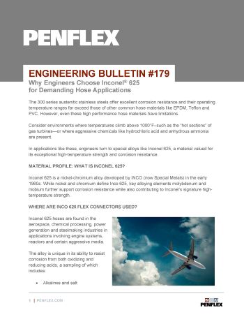 Thumbnail for Bulletin 179 - Inconel 625 Material Profile