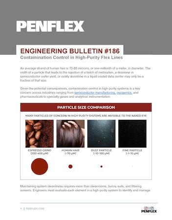 Thumbnail of Bulletin #186 on Contamination Control in high-Purity Systems
