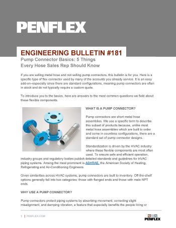 Thumbnail - Bulletin 181 - Pump Connector Basics
